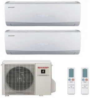 Condizionatori SHARP CONDIZIONATORE DUALSPLIT 9000 12000 BTU INVERTER in offerta e a rate. Prezzo chiavi in mano.